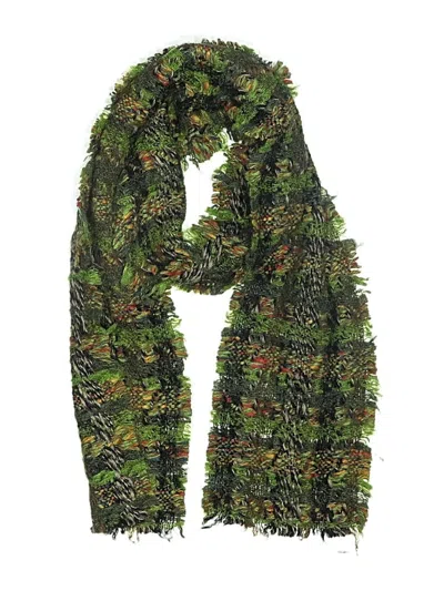 Pre-owned Unbranded Scarf In Green