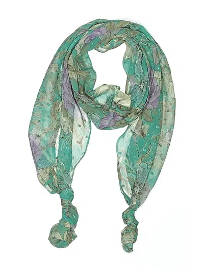 Pre-owned Unbranded Scarf In Green