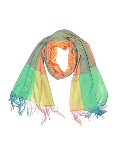 Pre-owned Unbranded Scarf In Green