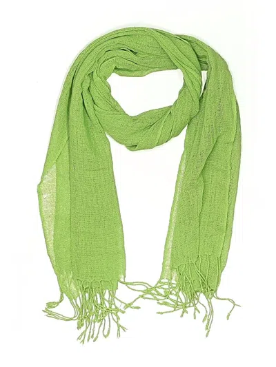 Pre-owned Unbranded Scarf In Green