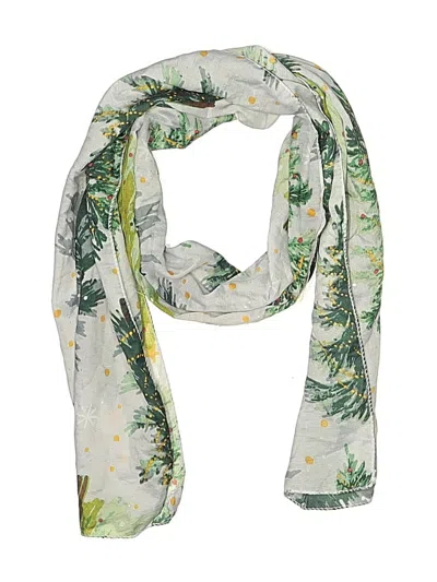 Pre-owned Unbranded Scarf In Green
