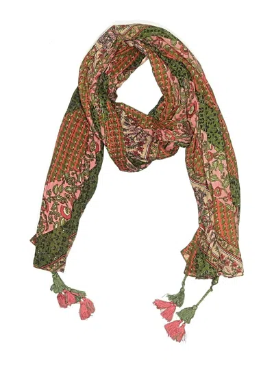 Pre-owned Unbranded Scarf In Green