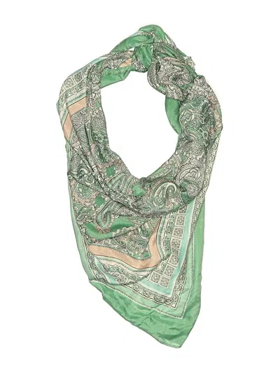 Pre-owned Unbranded Scarf In Green