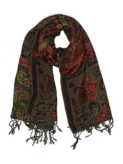 Pre-owned Unbranded Scarf In Green