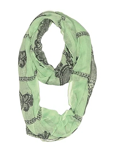 Pre-owned Unbranded Scarf In Green