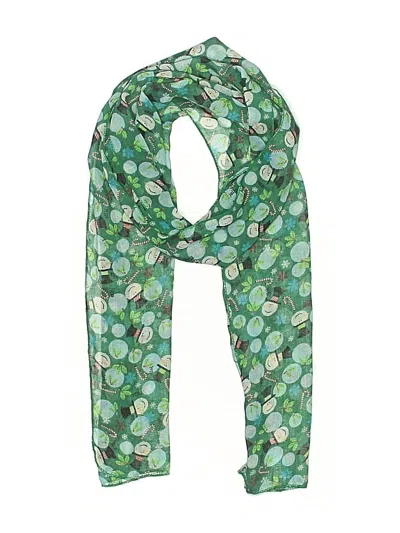 Pre-owned Unbranded Scarf In Green