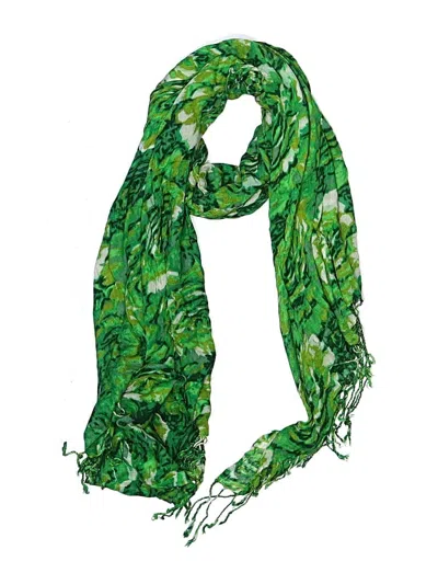 Pre-owned Unbranded Scarf In Green