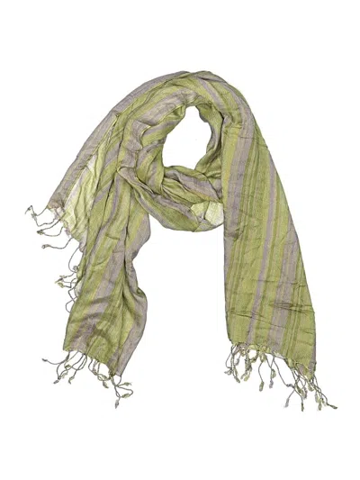 Pre-owned Unbranded Scarf In Green