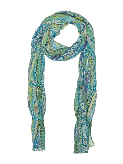 Pre-owned Unbranded Scarf In Green