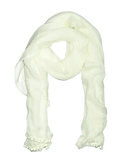 Pre-owned Unbranded Scarf In Ivory