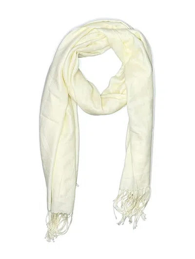 Pre-owned Unbranded Scarf In Ivory