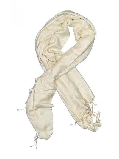 Pre-owned Unbranded Scarf In Ivory