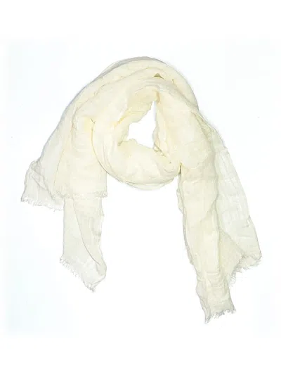 Pre-owned Unbranded Scarf In Ivory