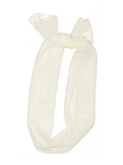 Pre-owned Unbranded Scarf In Ivory