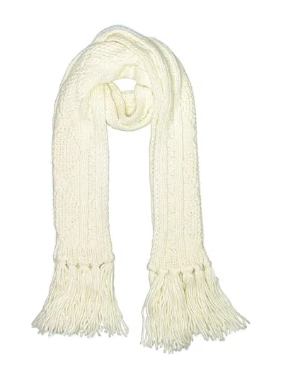 Pre-owned Unbranded Scarf In Ivory