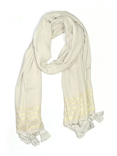 Pre-owned Unbranded Scarf In Ivory