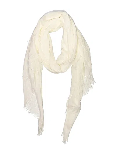 Pre-owned Unbranded Scarf In Ivory