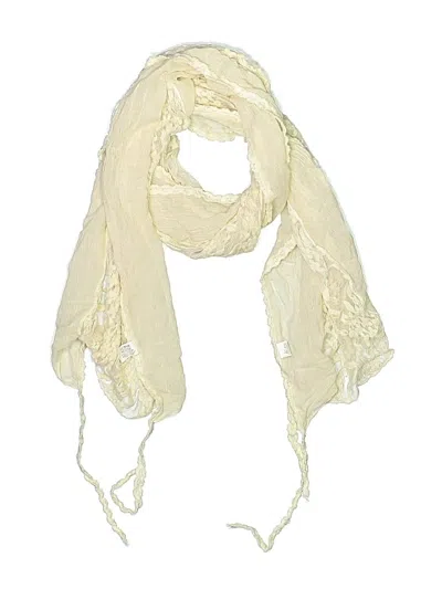 Pre-owned Unbranded Scarf In Ivory