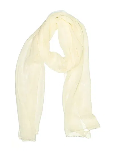 Pre-owned Unbranded Scarf In Ivory