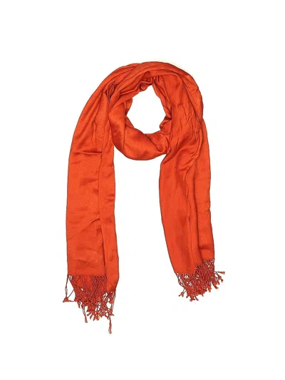 Pre-owned Unbranded Scarf In Orange
