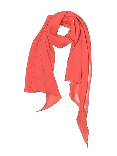 Pre-owned Unbranded Scarf In Orange