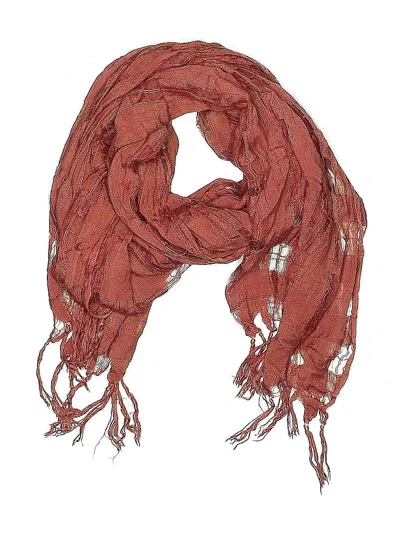 Pre-owned Unbranded Scarf In Orange