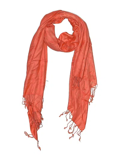 Pre-owned Unbranded Scarf In Orange