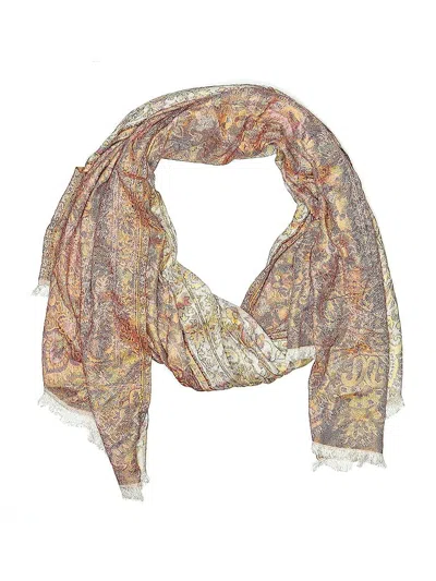 Pre-owned Unbranded Scarf In Orange