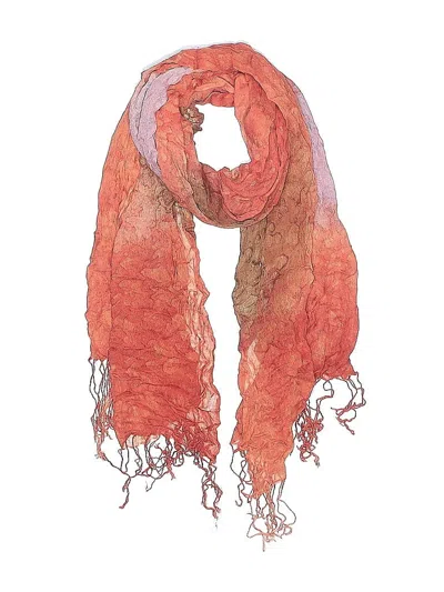 Pre-owned Unbranded Scarf In Orange