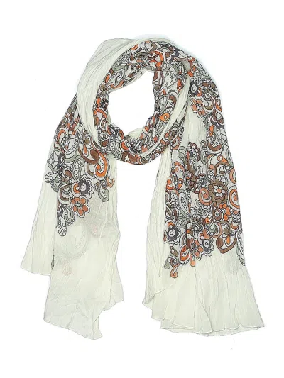 Pre-owned Unbranded Scarf In Orange