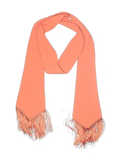 Pre-owned Unbranded Scarf In Orange