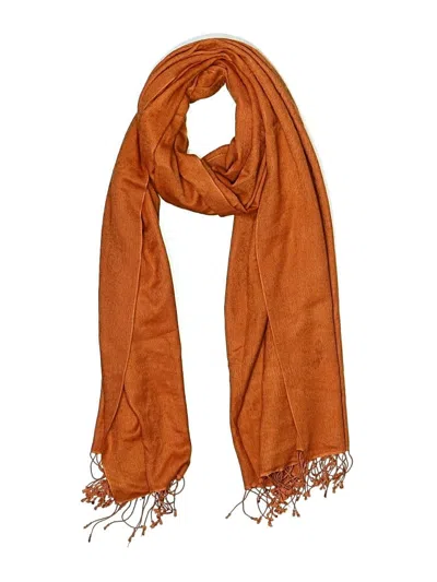 Pre-owned Unbranded Scarf In Orange