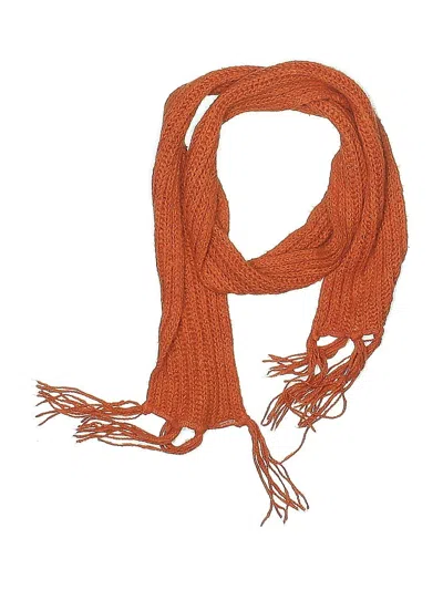 Pre-owned Unbranded Scarf In Orange