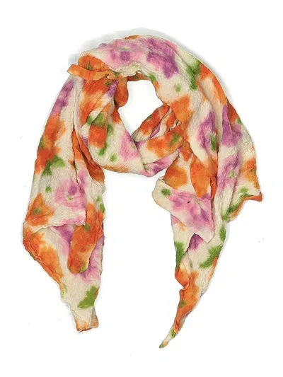 Pre-owned Unbranded Scarf In Orange