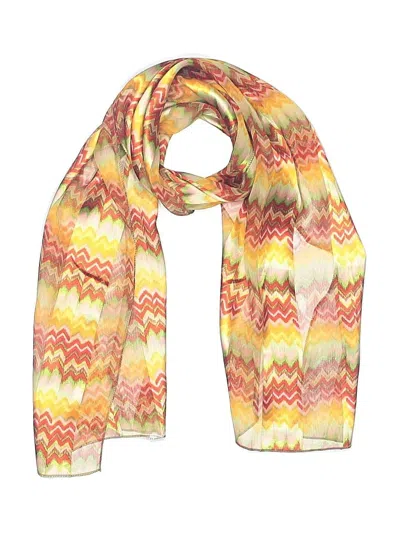 Pre-owned Unbranded Scarf In Orange