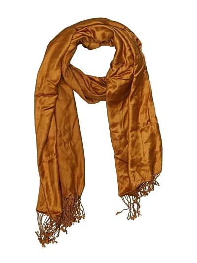 Pre-owned Unbranded Scarf In Orange