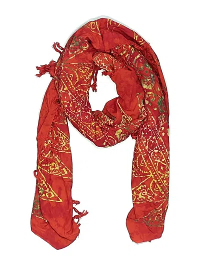 Pre-owned Unbranded Scarf In Orange