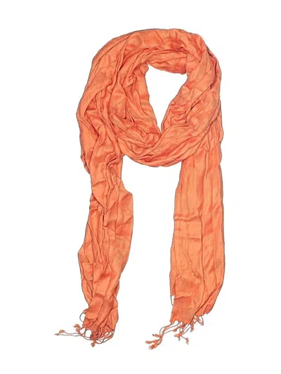 Pre-owned Unbranded Scarf In Orange