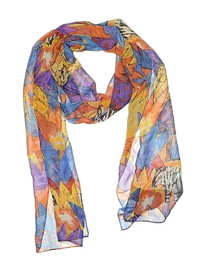 Pre-owned Unbranded Scarf In Orange