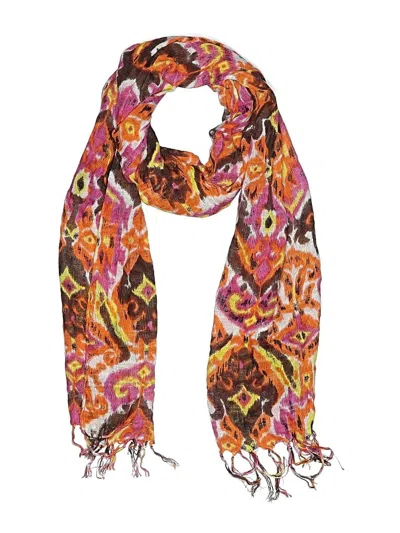 Pre-owned Unbranded Scarf In Orange