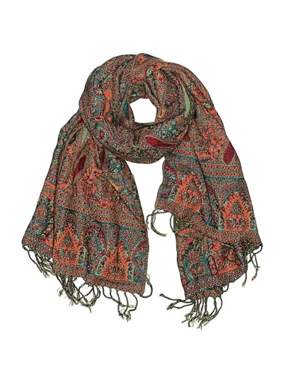 Pre-owned Unbranded Scarf In Orange