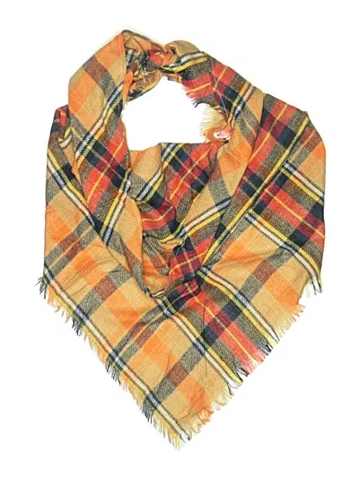 Pre-owned Unbranded Scarf In Orange