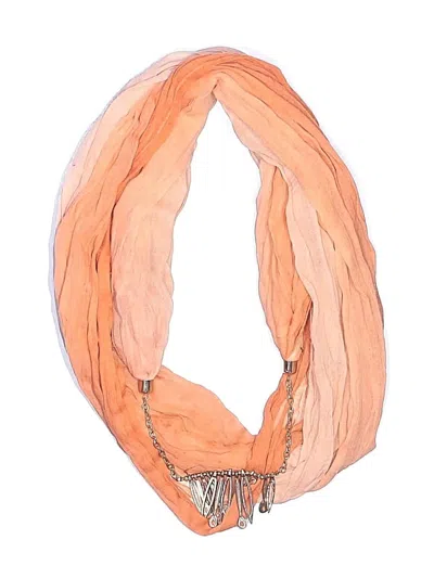 Pre-owned Unbranded Scarf In Orange
