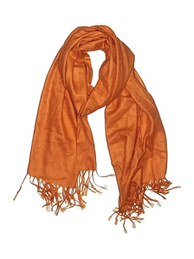 Pre-owned Unbranded Scarf In Orange