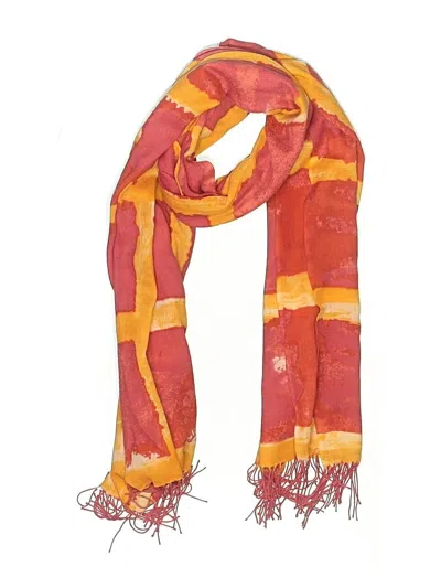 Pre-owned Unbranded Scarf In Orange