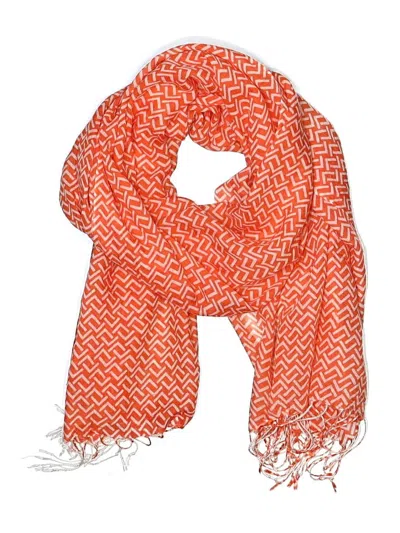 Pre-owned Unbranded Scarf In Orange