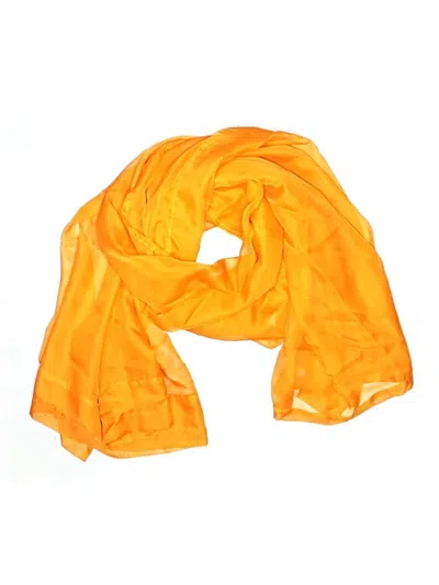 Pre-owned Unbranded Scarf In Orange