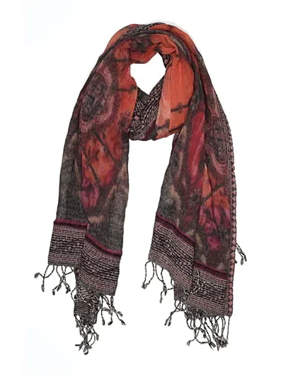 Pre-owned Unbranded Scarf In Orange