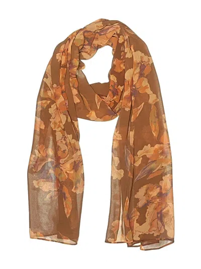 Pre-owned Unbranded Scarf In Orange