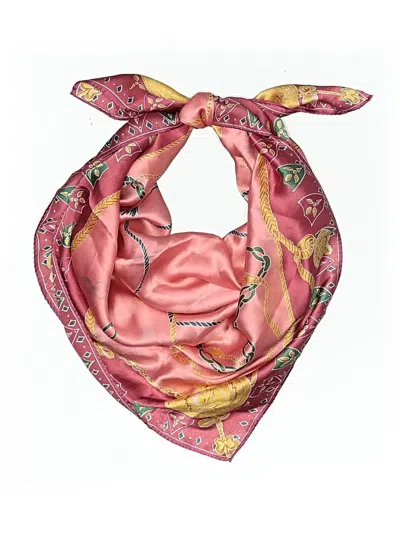 Pre-owned Unbranded Scarf In Pink